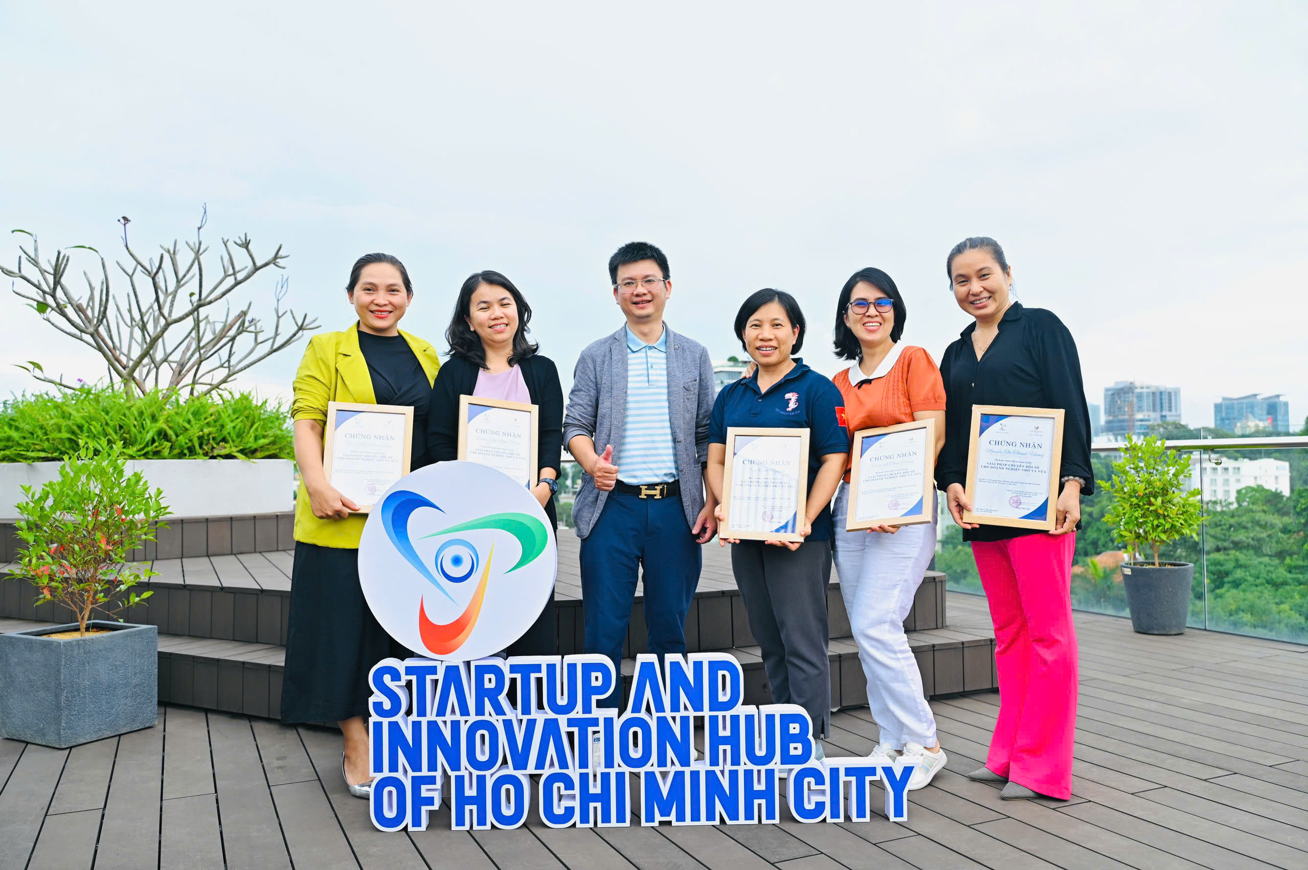 Lễ trao chứng nhận tại Startup Innovation Hub TP.HCM